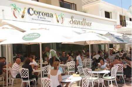 sandbar in camps bay