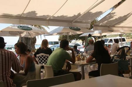 Sandbar in camps bay